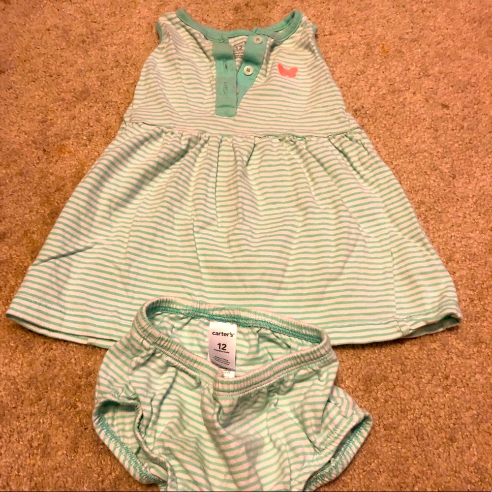 Baby Dress and Bloomers